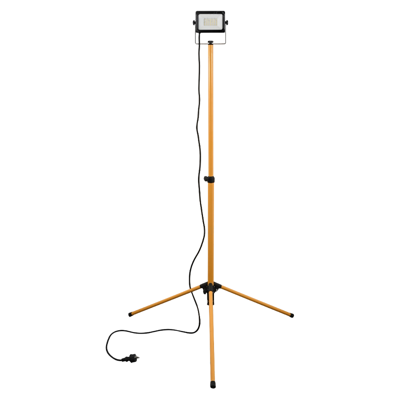 Luz de trabajo LED con trípode de un solo cabezal TBA-EJ1 con cable de goma
