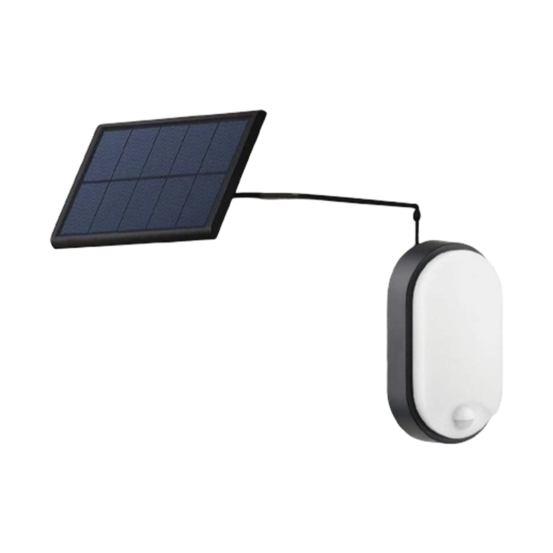 Mampara solar ovalada con sensor de movimiento FST-P1