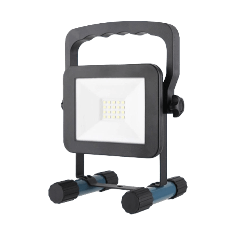 Luces de trabajo recargables delgadas con soporte de acero, IP54 e IK06